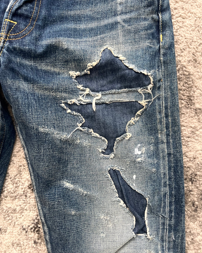 MR. OLIVE "VOICES IN FRAGMENTS" DENIM