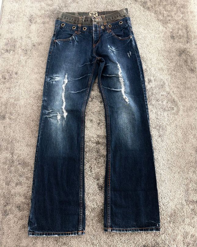 NYLAUS "INDUSTRIAL FADE CODE" DENIM (S-M)