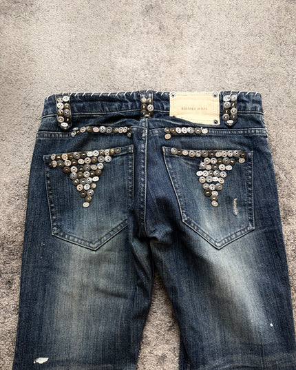 BUFFALO JEANS "RIOT STUD" DENIM