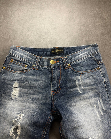 LOWBOX "BLEACHED SCARS" DENIM (S)