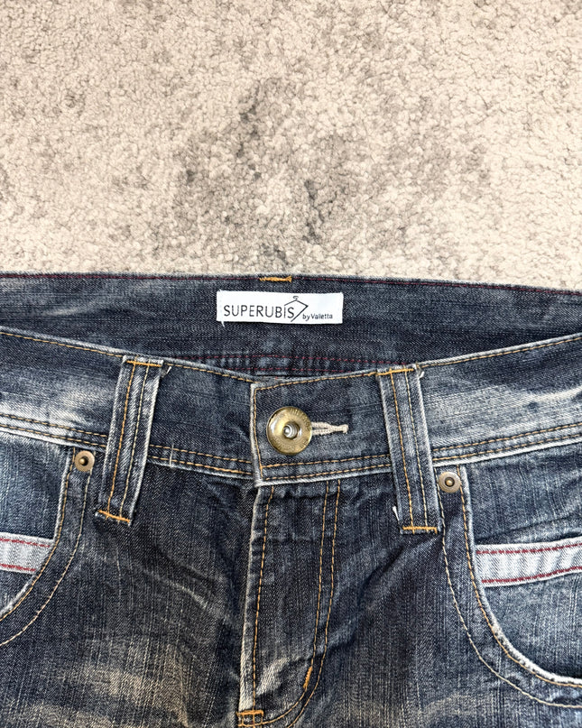 SUPERUBIS "FRACTURED" DENIM