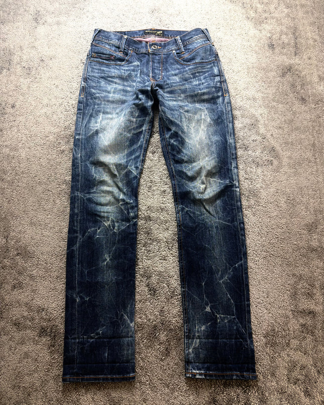 BACKNUMBER "CRACKED FADE" DENIM (S)