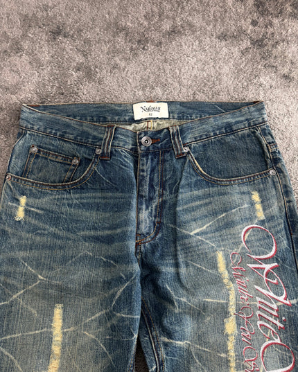 NYLAUS "SHATTERED SCRIPT" DENIM (S-M)