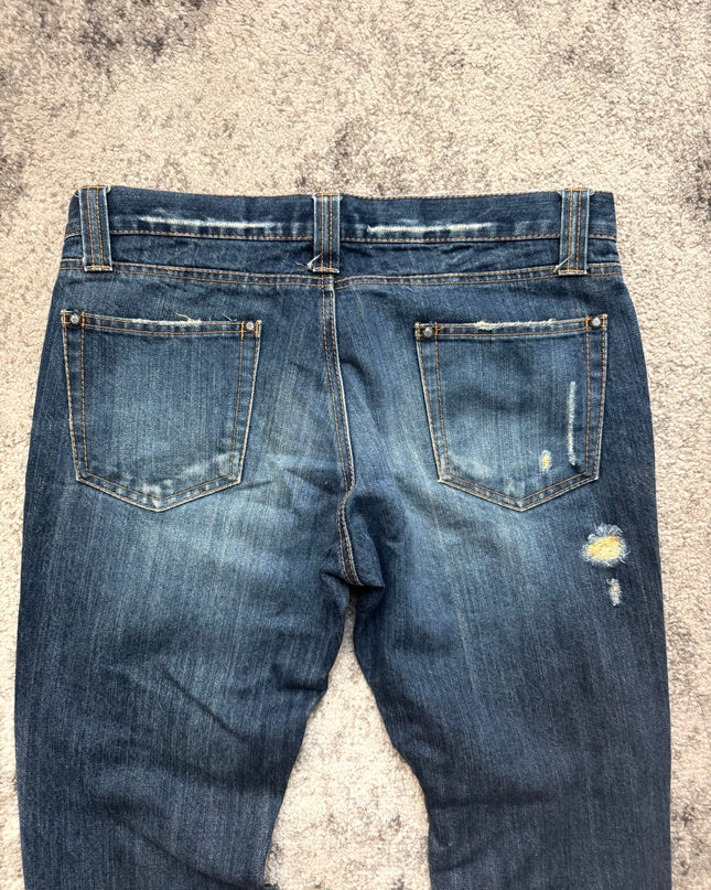 LA GATE "NIGHT SLASH" DENIM