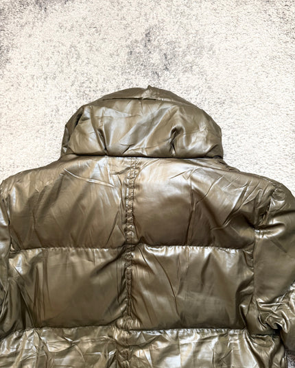 PURPLE YELLOW "ARCHIVE SHELL" PUFFER