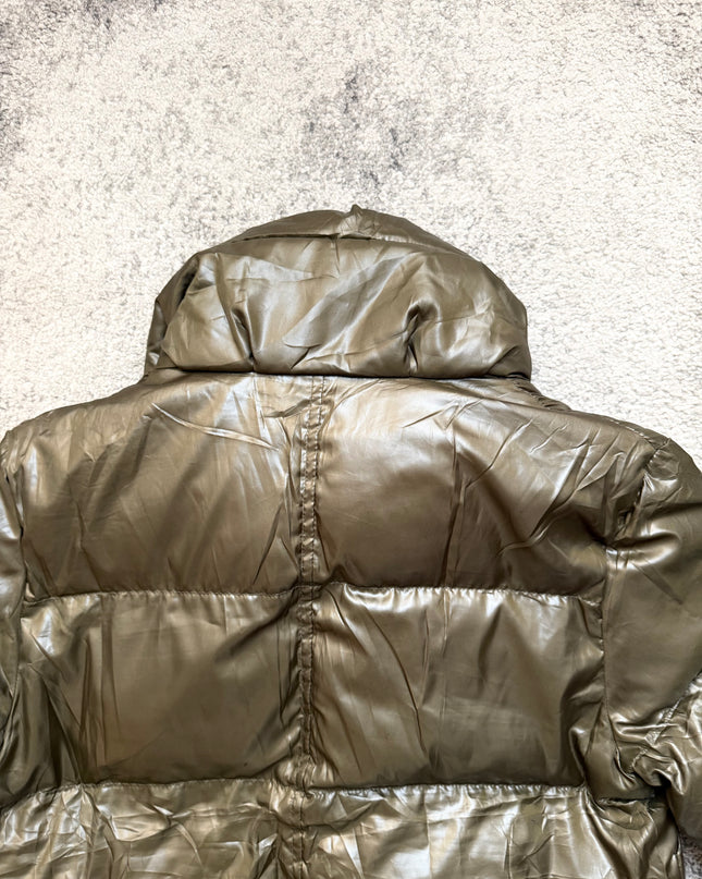 PURPLE YELLOW "ARCHIVE SHELL" PUFFER