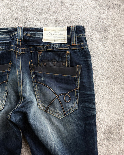 LOLITA "LEATHER TRIM" DENIM (M-L)