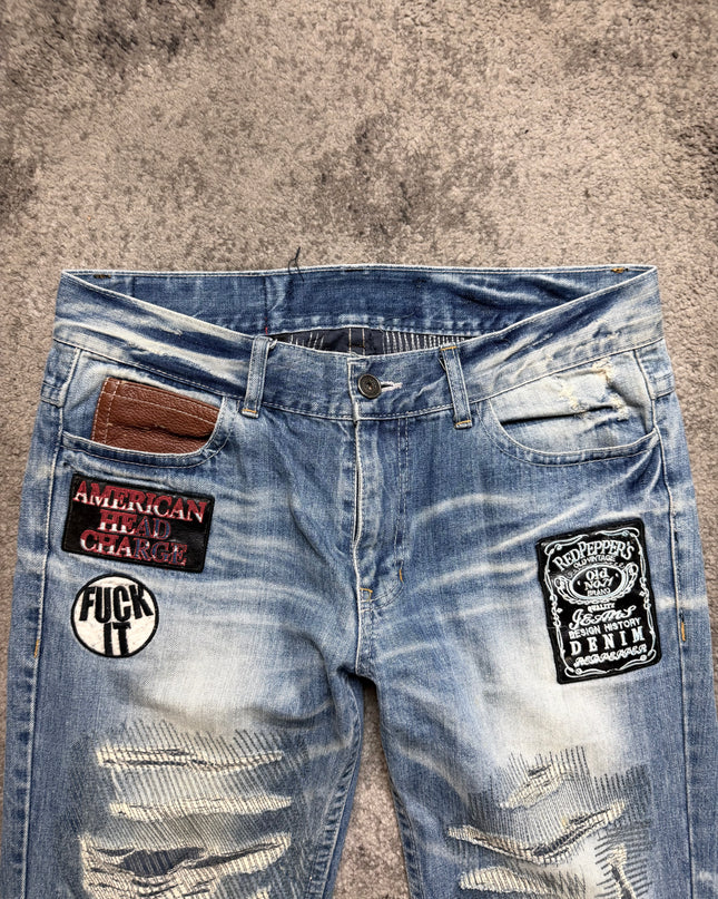 RED PEPPER "RIOT PATCH" DENIM