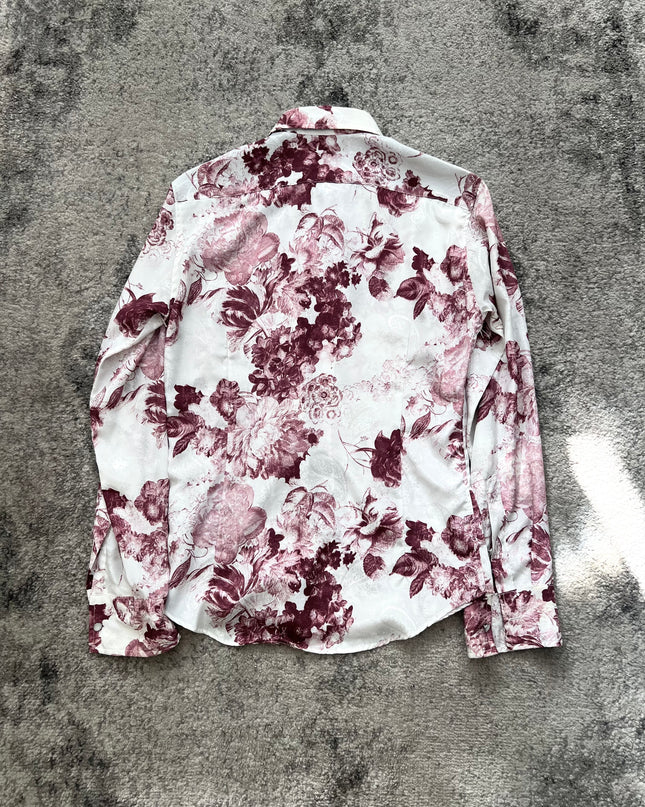 KEY BURGUNDY ROSE SHIRT