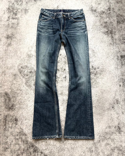 SOMETHING EDWIN "WASHED FLARE" DENIM