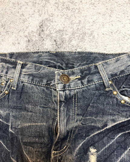 BACK & FORTH "SHATTERED INDIGO" DENIM