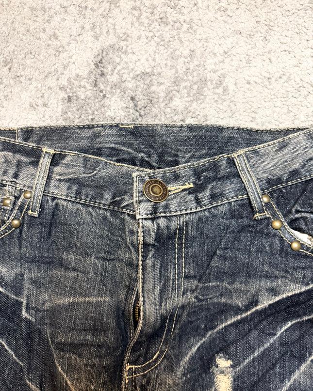 BACK & FORTH "SHATTERED INDIGO" DENIM