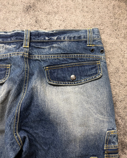 LOWBOX "MULTI-POCKET CARGO" DENIM