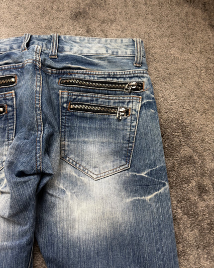 ROOT THREE "GHOST FADE STRAIGHT" DENIM