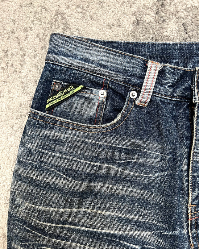 BANANA SEVEN "PSYCHO SWIRL" DENIM
