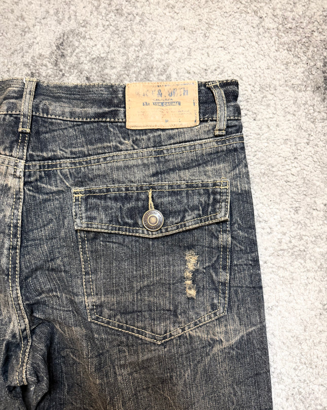 BACK & FORTH "SHATTERED INDIGO" DENIM