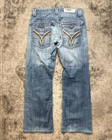 TAVERNI "ECLIPSE STITCH" DENIM