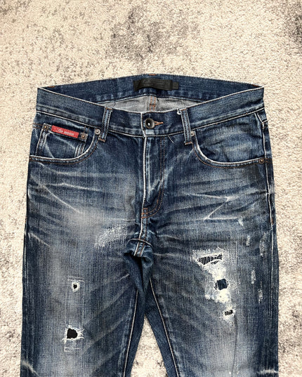 LUVMAISON "RUST SIGNAL" DENIM
