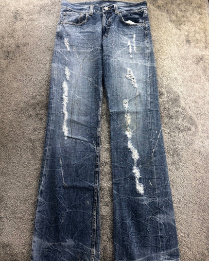 HEISEI "SCARRED INDIGO" DENIM (S)