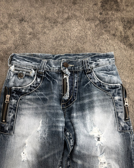 HEISEI "RIOT ZIP" DENIM (M)