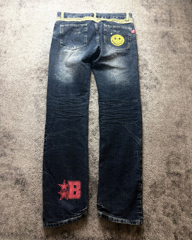 BUZZ SPUNKY "DISTRESSED PATCH" DENIM
