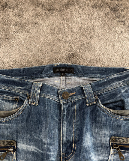 INTHEATTIC "MULTI ZIP" DENIM
