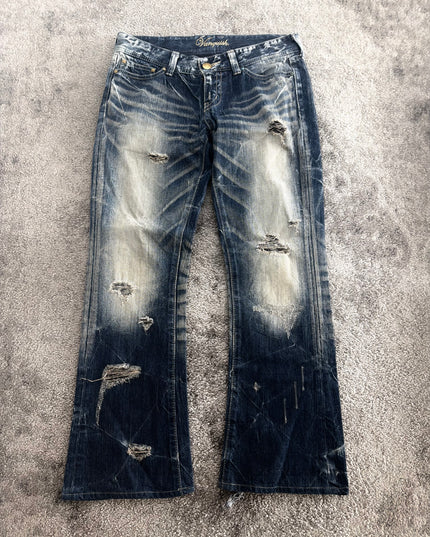 VANQUISH "DESTROYED INDIGO" DENIM (S)