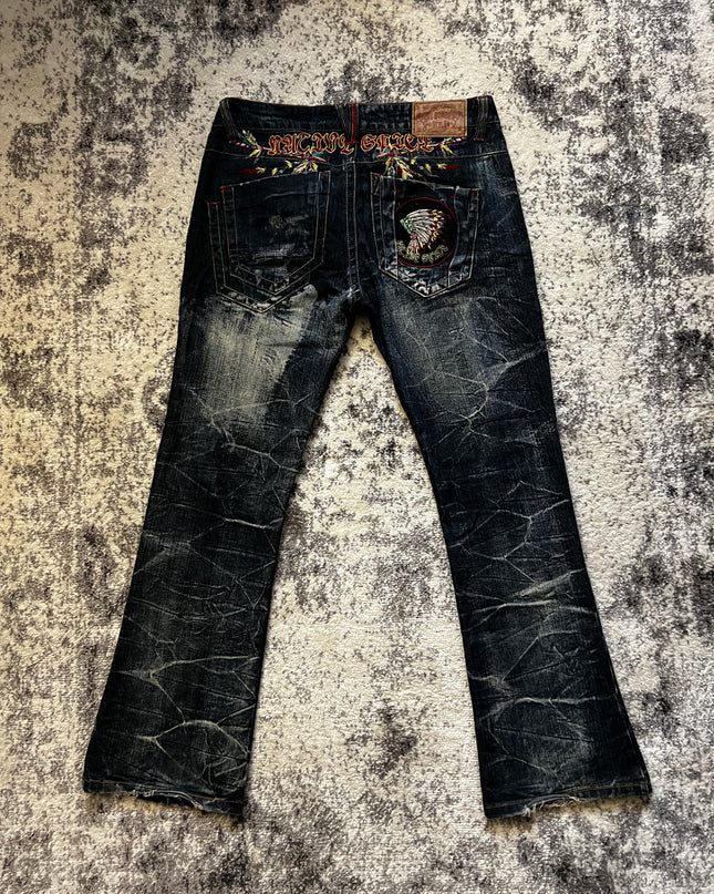 SKY BOMBER GRAPHIC DENIM