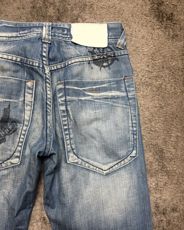 DRIVE JEANS "BAD GIRL FADE" DENIM