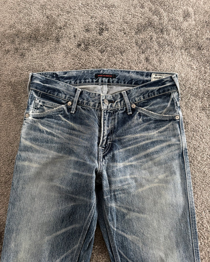 BLUE WAY "ICE FADE" SLIM DENIM (S-M)