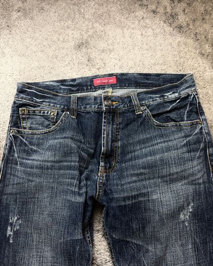 ANTI-LABEL "DISTRESSED" DENIM