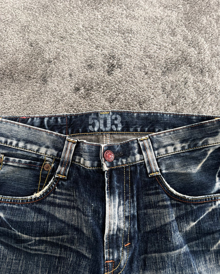 BLUETRIP "SUNBURST FADE" DENIM (M)