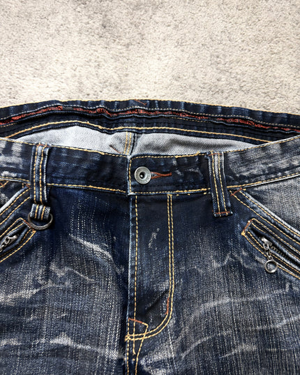 NICOLE CLUB "SILENT FRACTURE" DENIM