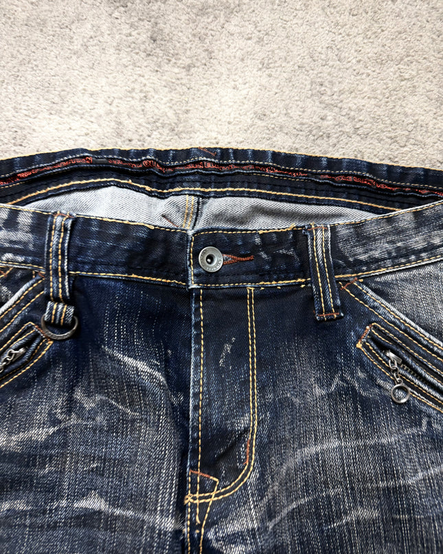 NICOLE CLUB "SILENT FRACTURE" DENIM