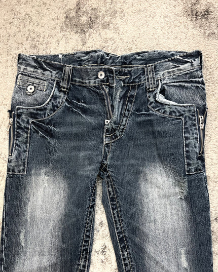 SEMANTIC DESIGN "ASPHALT DISSONANCE" DENIM