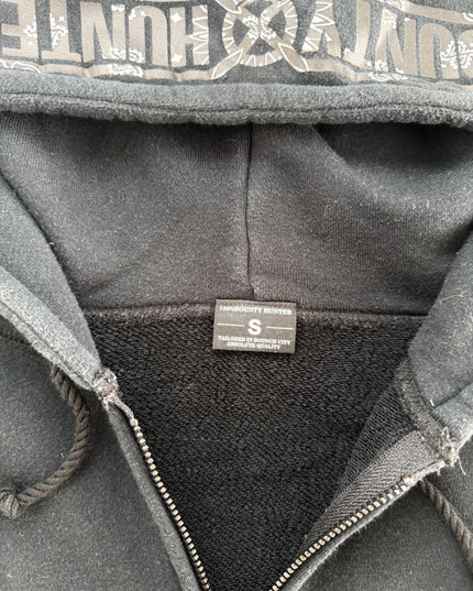 BOUNTY HUNTER "MIDNIGHT SCRIPT" ZIP HOODIE (S-M)