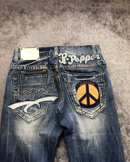 RED PEPPER "SUNBURST" DENIM