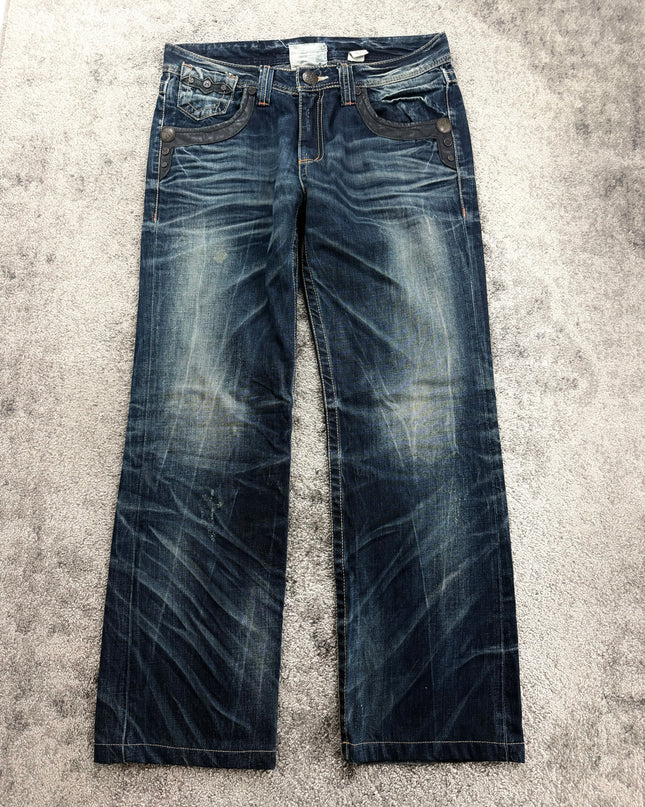 LOLITA "LEATHER TRIM" DENIM (M-L)