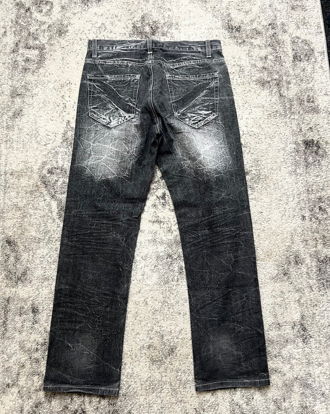 LOWBOX STONE WASH STRAIGHT LEG