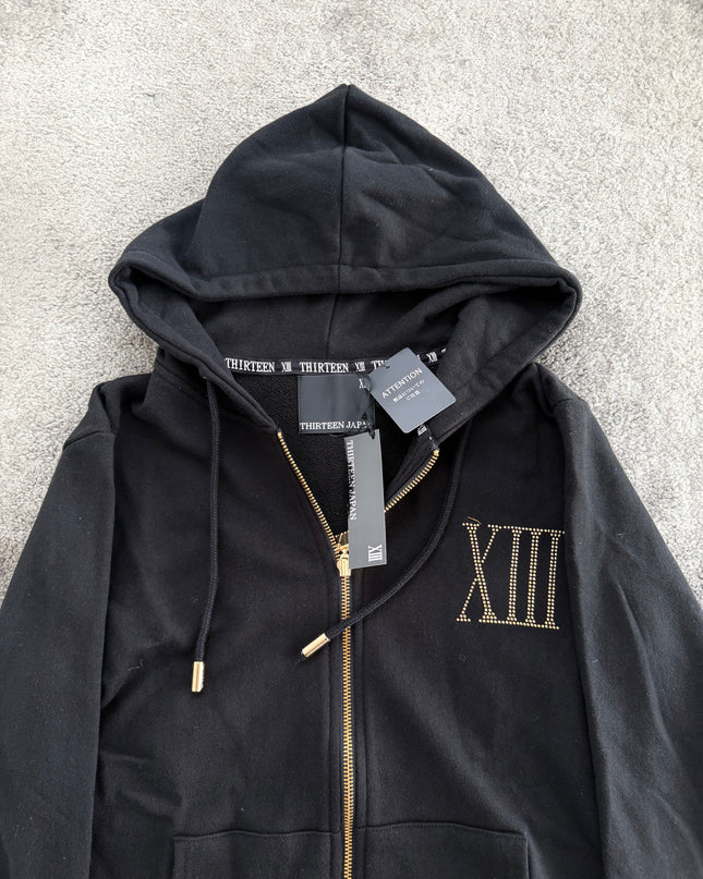 THIRTEEN JAPAN "XIII SHADOW" ZIP HOODIE (S)