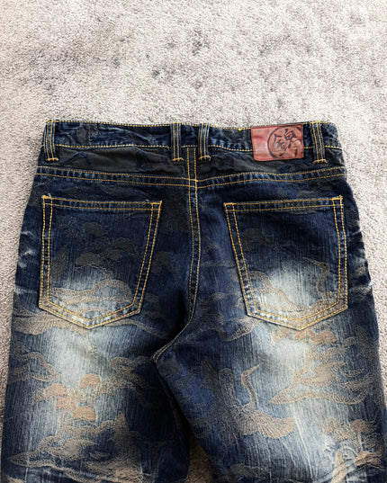 ETERNAL "WASHED INDIGO DAMAGE" DENIM (M)