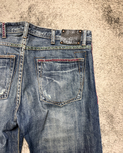 MENS BIG "FADED NOISE" DENIM
