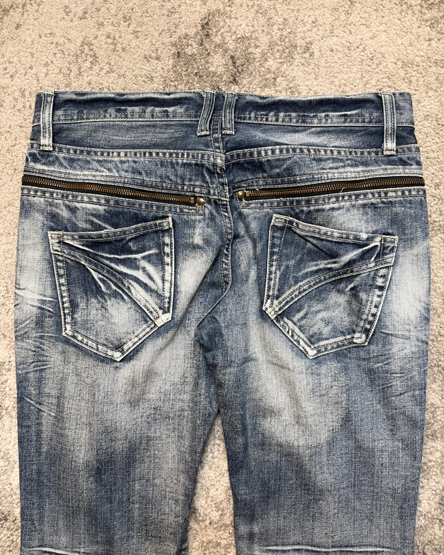 MICHEL KLEIN "FRAGMENTED MEMORY" DENIM