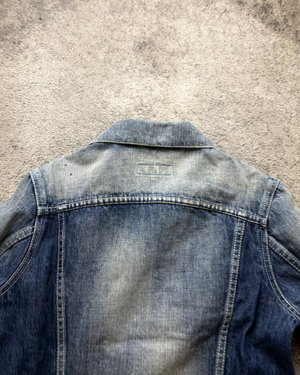 VANQUISH "BLEACHED INDIGO" DENIM JACKET (S-M)