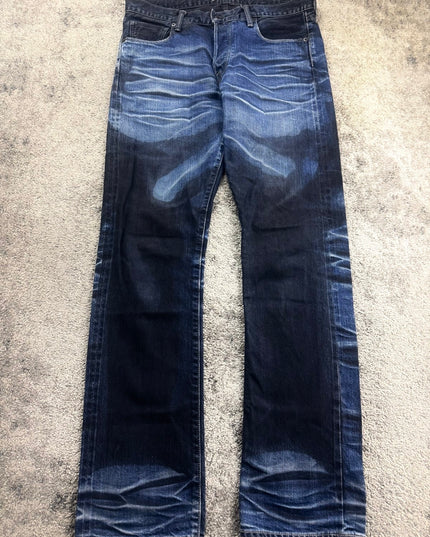KYOTO MONTSUKI "MIDNIGHT VEINS" DENIM (M)