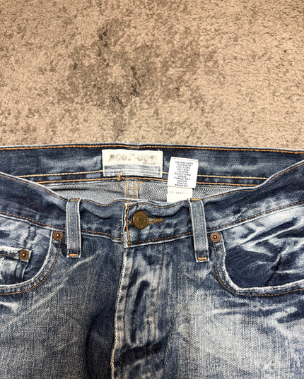 BOOTCUT “LIGHT RAYS“ DENIM