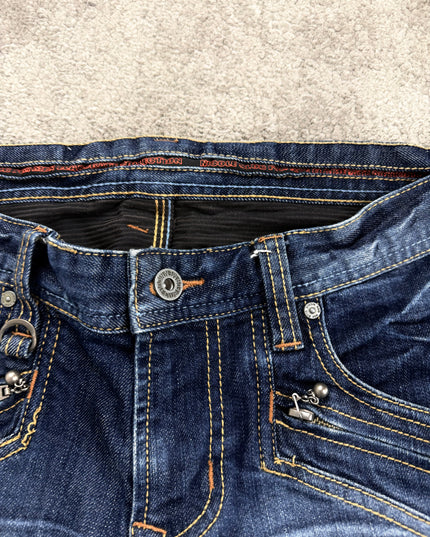 NICOLE CLUB "GHOST FADE" DENIM (S)