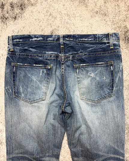 BLUE WAY "FROZEN RIPPLE" DENIM