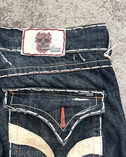 LAGUNA BEACH "WHITE WAVE" DENIM