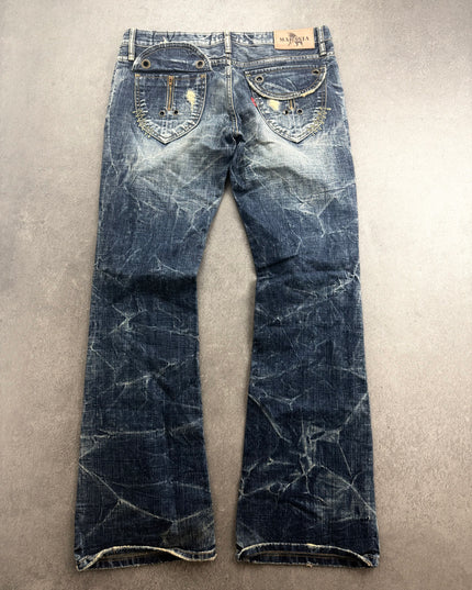 MARAXIA "FRACTURED INDIGO" DENIM (M)